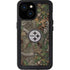 NFL Pittsburgh Steelers Realtree Xtra Green Camo iPhone 15 Waterproof Case